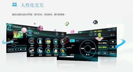 外贸现代IX45 7寸DVD导航一体机 GPS终端设备的卓越选择